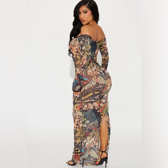 Getting Butterflies Maxi Dress - Picture 2 of 2